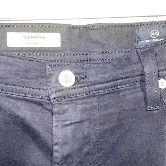 Adriano Goldschmied Protege Straight Leg Jeans Men 36x34 Navy Casual Minimalist - Picture 4 of 8